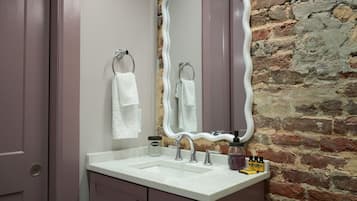 Hair dryer, towels