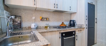 Cozy 2-bedroom apartment in amazing Agadir with AC, WiFi