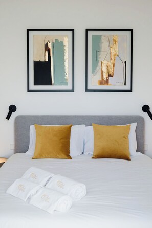 1 غرفة نوم وواي فاي وملاءات أسرّة