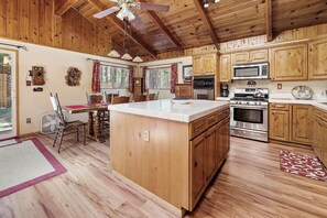 Maison, patio, vue montagne | Cuisine privée