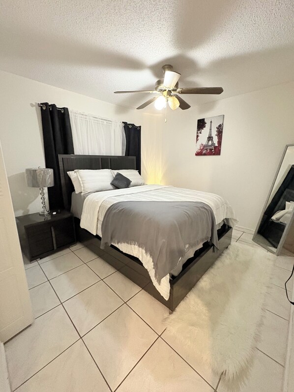 1 bedroom, iron/ironing board, free WiFi, bed sheets