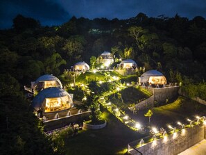 منظر من الجو على ارتفاع عالٍ