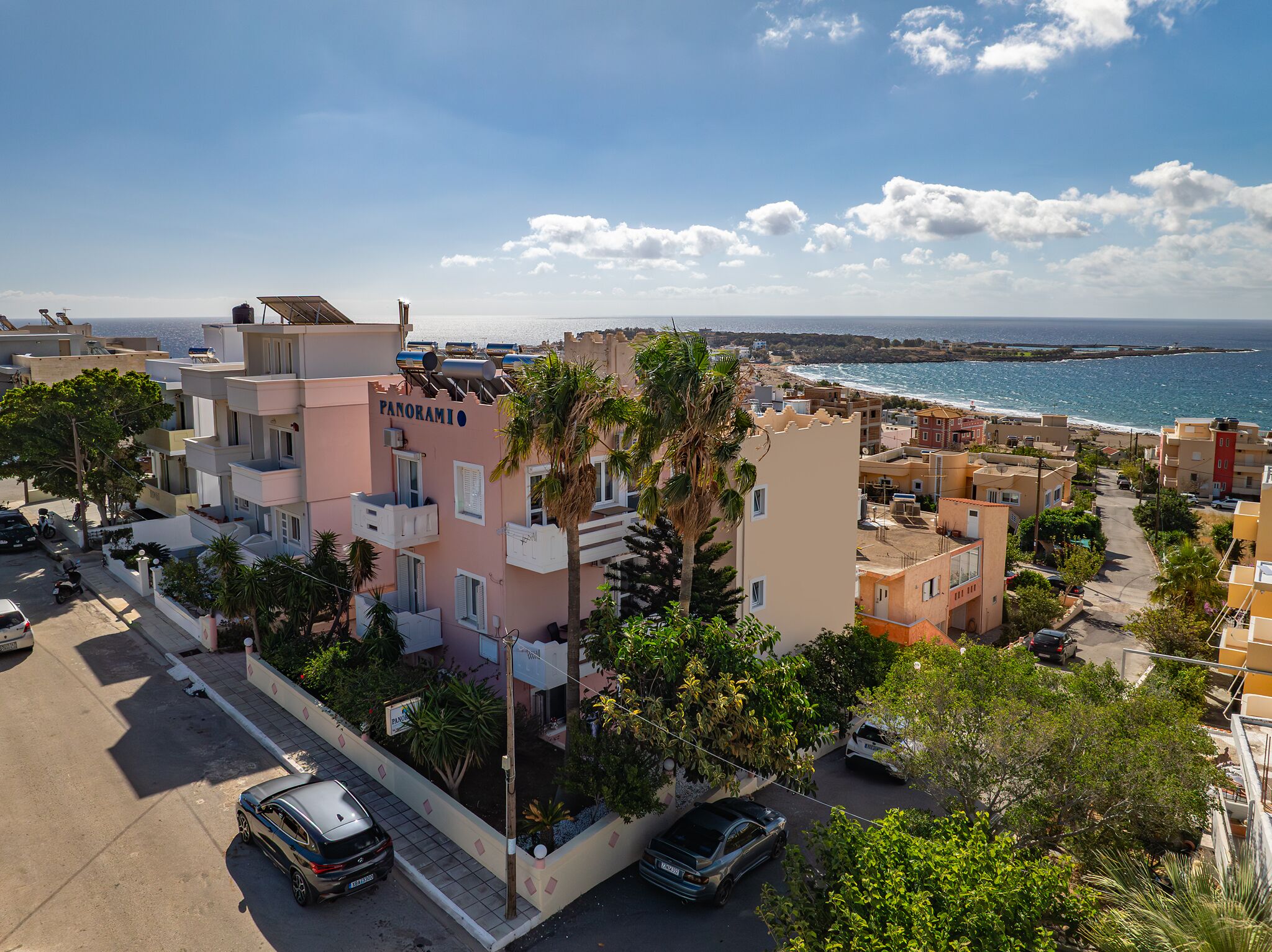 Façade de l’hébergement