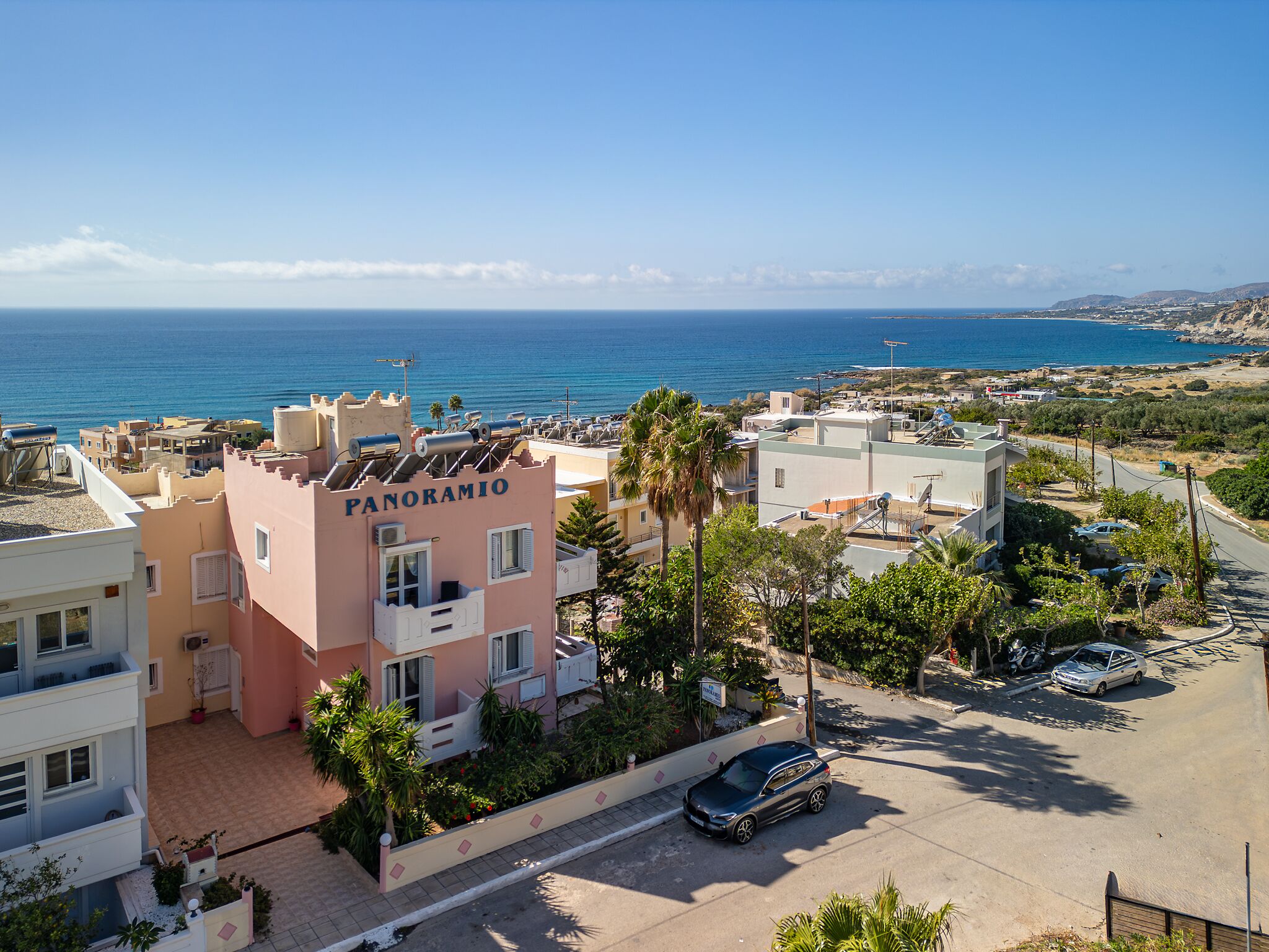 Majoituspaikan julkisivu