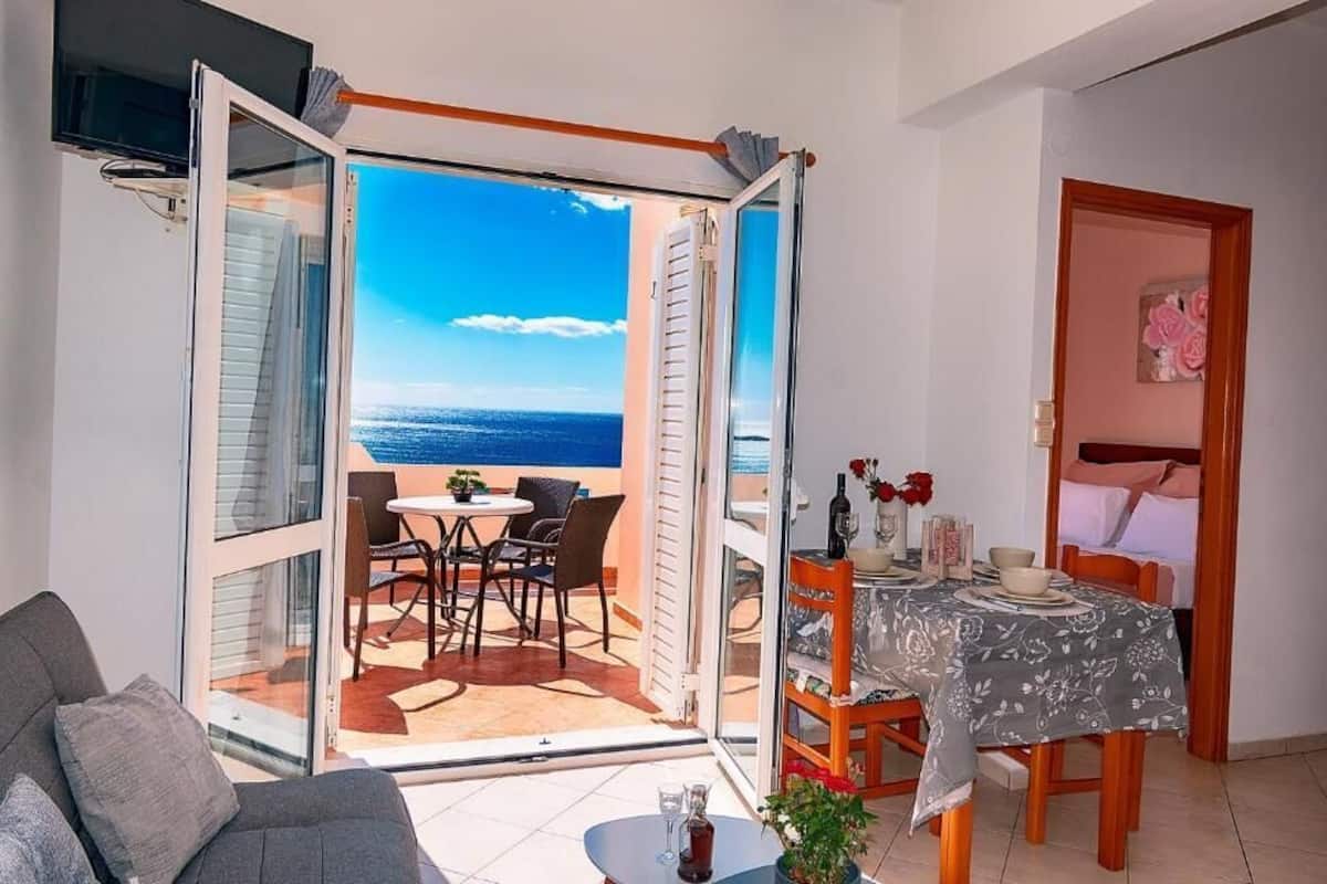 Departamento, balcón, vista al mar | Tabla de planchar con plancha y wifi gratis