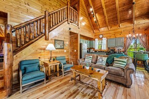 Smart TV, fireplace, video games - Gatlinburg Retreat:  Hot Tub, Game Room & Pool (Gatlinburg)