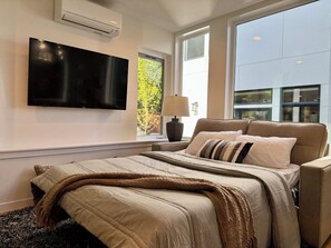 1 habitación, tabla de planchar con plancha, wifi y ropa de cama 