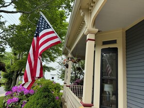 Exterior detail - Charming Victorian Estate with AC, WiFi with water views in East Boothbay (Boothbay)