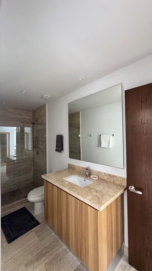 Hair dryer, towels, soap, toilet paper - Sea and Sand (Progreso)