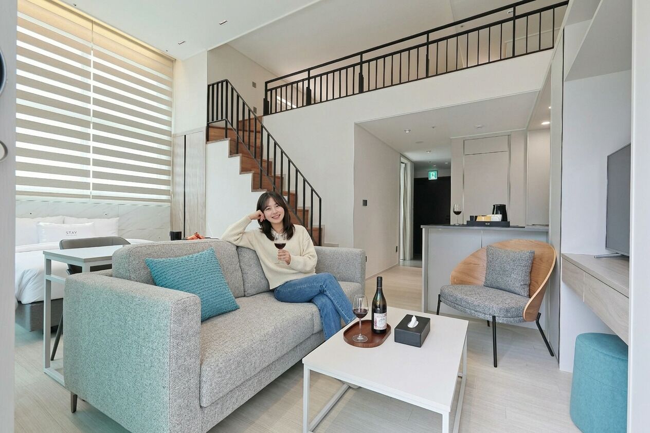 Familien-Studiosuite, Stadtblick | Kostenloses WLAN, Bettwäsche
