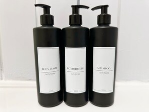 Hair dryer, towels