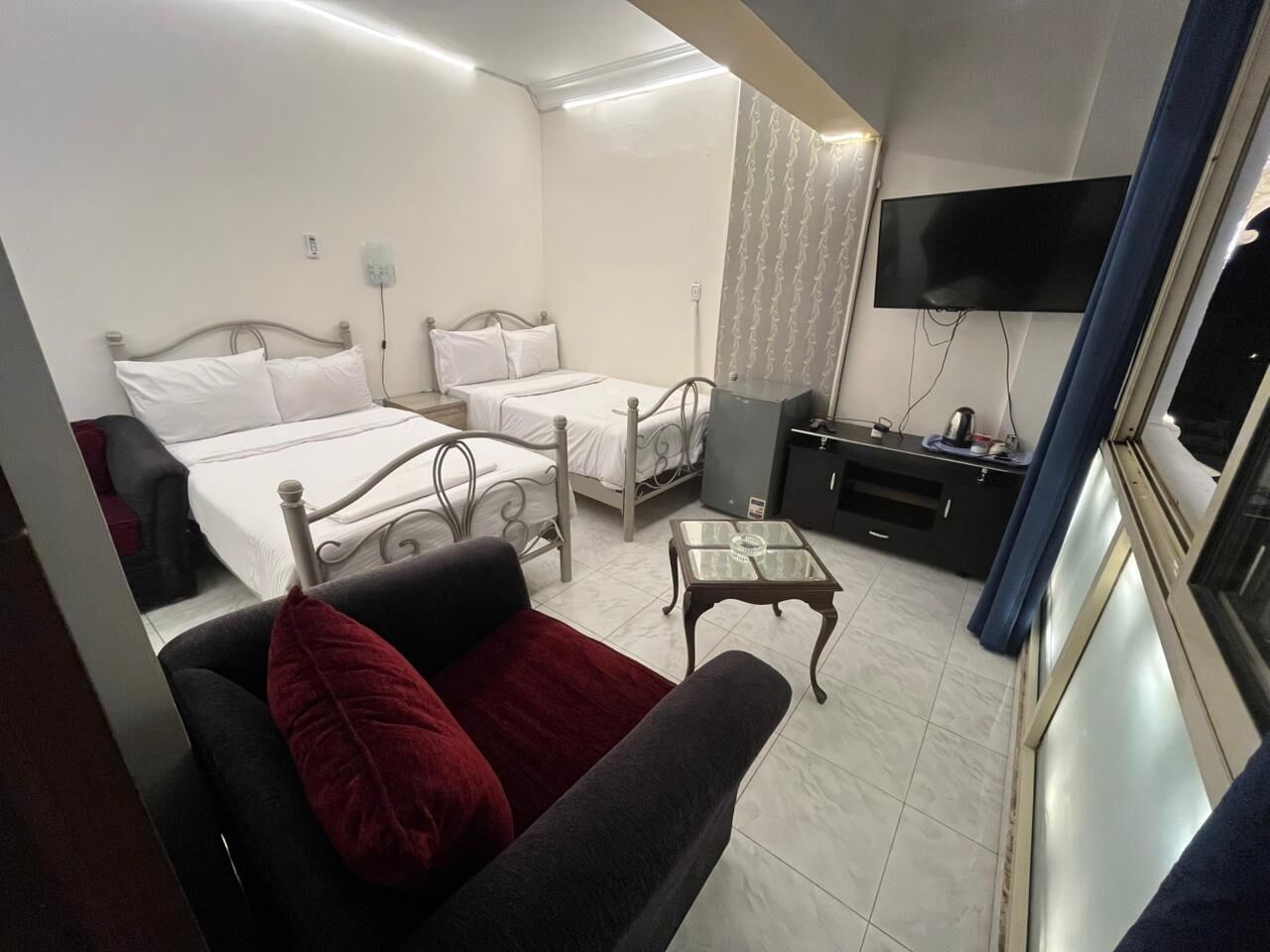 Superior Double or Twin Room, Patio, Mountain View | Egyptian cotton sheets, premium bedding, down comforters