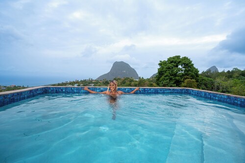  Villa Lilia - 3 Bedroom Piton & Ocean View  in  Choiseul /Soufriere Area