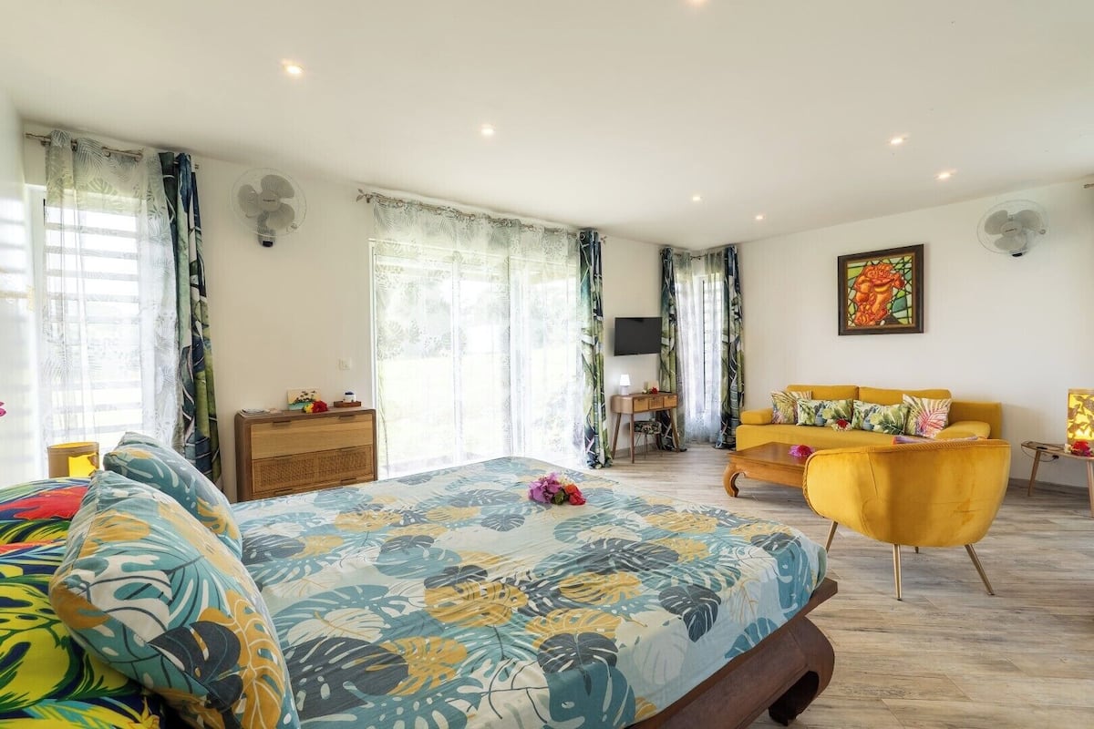 Comfort Studio, 1 Queen Bed with Sofa bed, Non Smoking, Garden View | Free WiFi