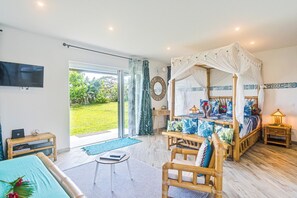 豪華開放式客房, 部分海景 | 免費 Wi-Fi