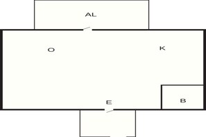 House | Floor plan - 2 Person Holiday Home in Odeshog (Odeshog)