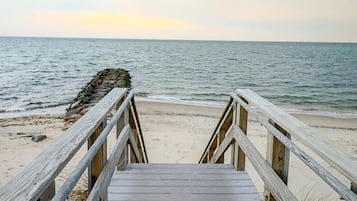On the beach