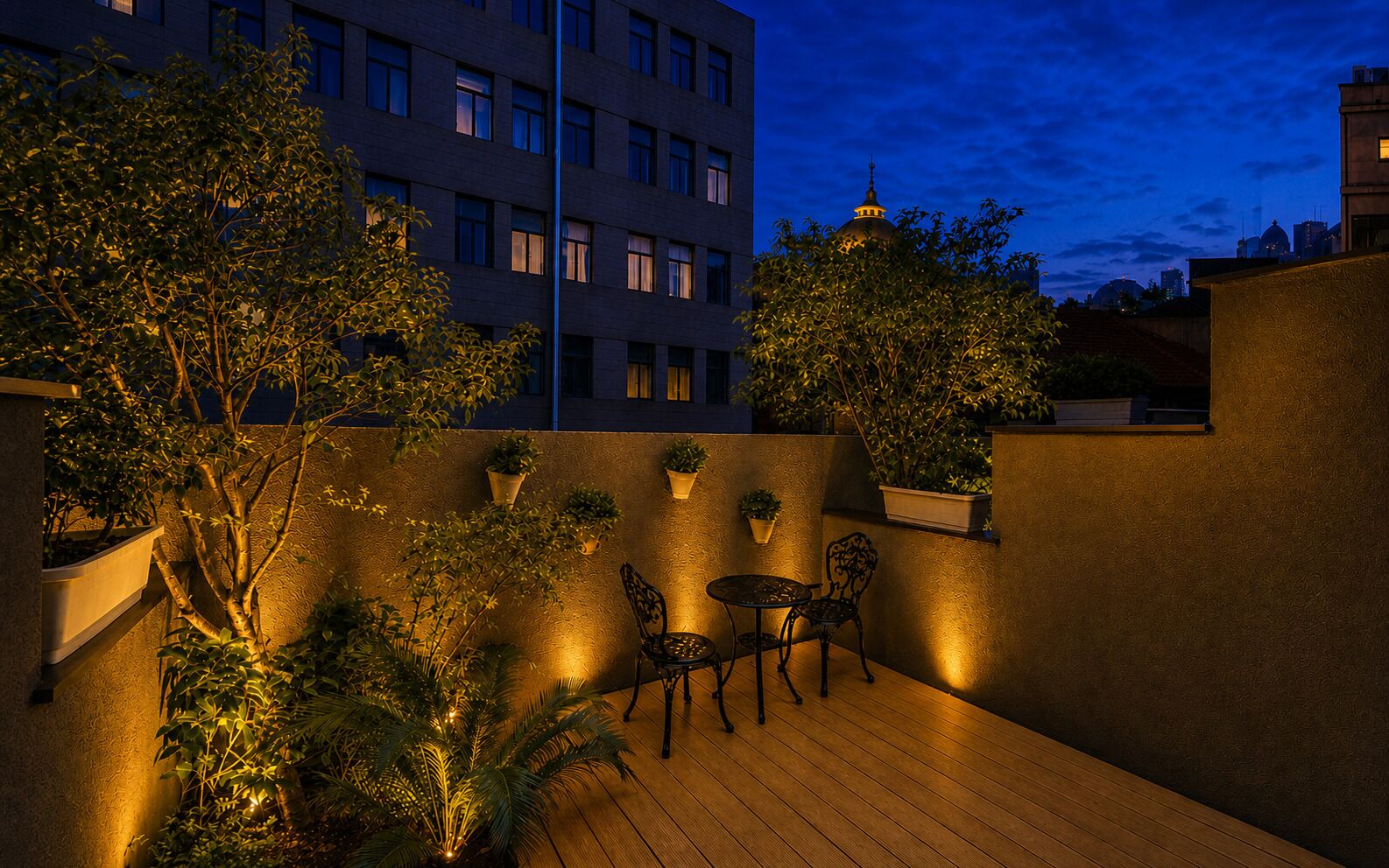 Habitación triple familiar | Terraza o patio