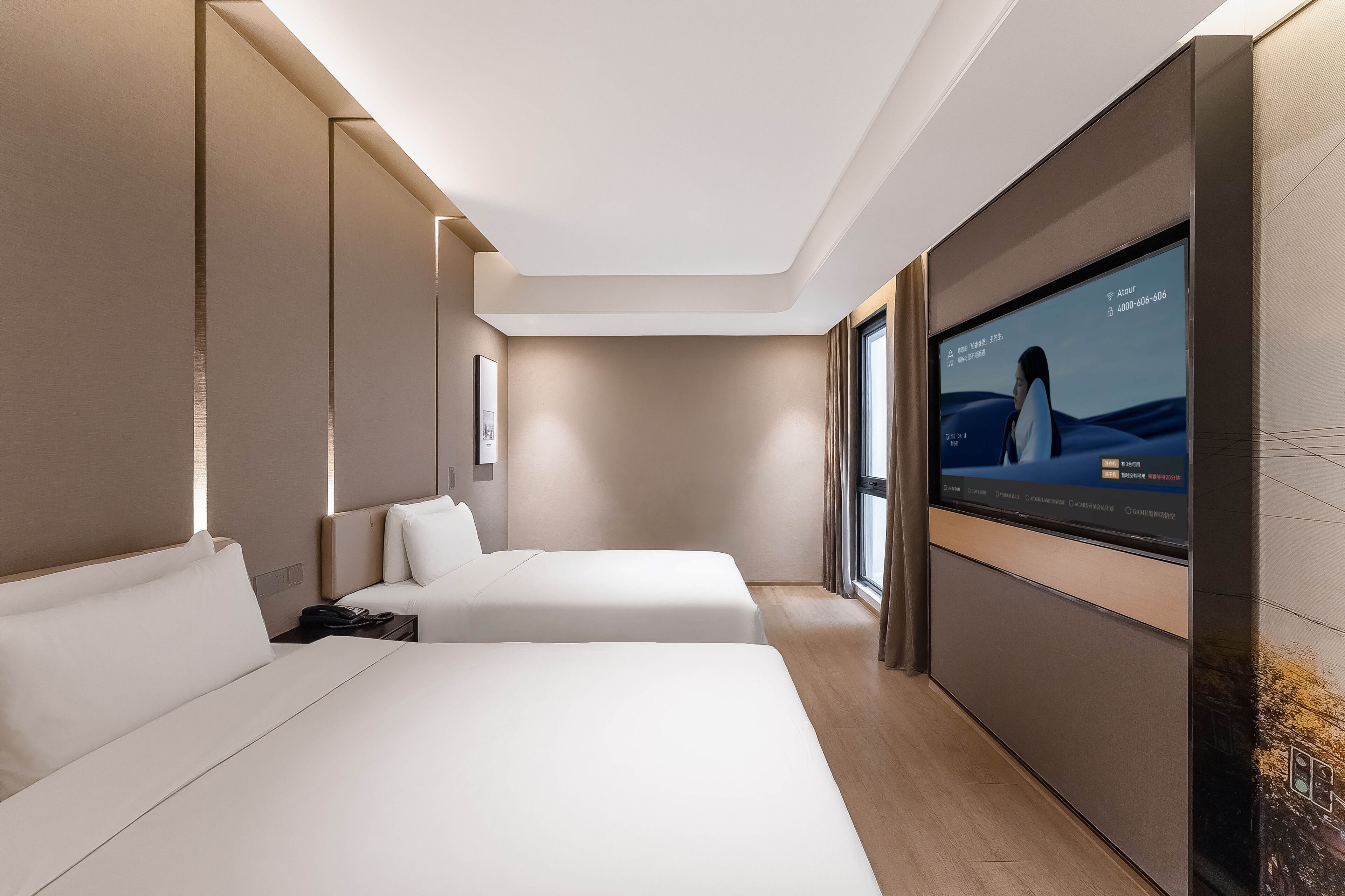 Superior szoba két külön ággyal | Prémium ágynemű, pehelypaplan és memóriahabos ágy