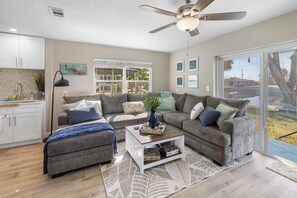 Smart TV, video games, foosball, table tennis