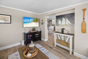 Smart TV, video games, table football, ping pong