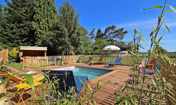 Indoor pool, outdoor pool