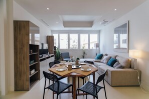 Apartment, City View | Living area