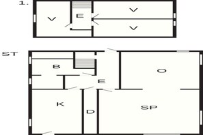 House | Floor plan - 7 Person Holiday Home in Asnaes (Asnaes)