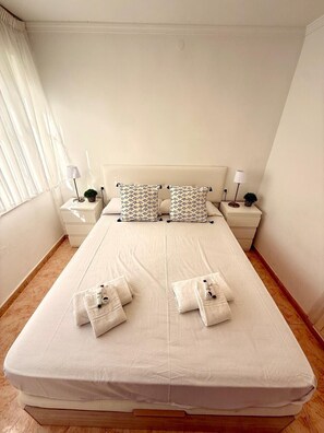 1 makuuhuone, silitysrauta/-lauta, ilmainen Wi-Fi, vuodevaatteet