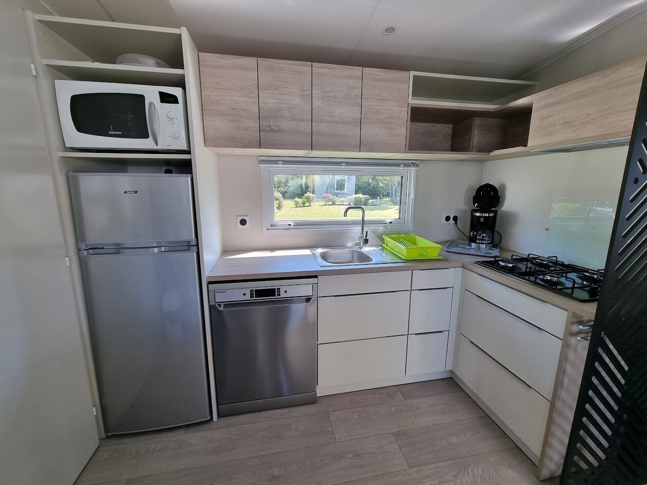 Luxe stacaravan, 2 slaapkamers | Wifi (toeslag)