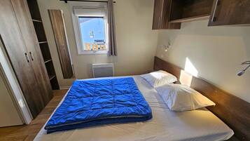 Luxe stacaravan, 2 slaapkamers | Wifi (toeslag)