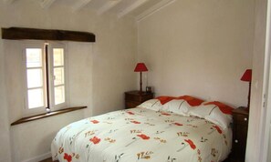 Individually furnished, bed sheets