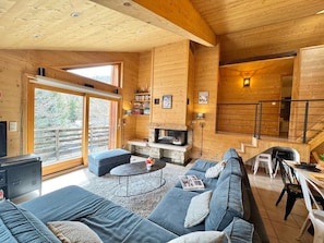 TV, fireplace - Mountain chalet in Vars Les Claux, near slopes, up to 13 people (Vars)