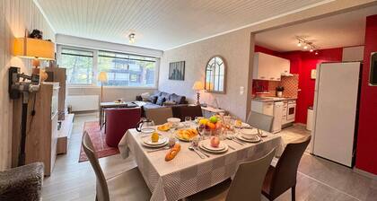 Ski-in/ski-out apartment in Vars, perfect for families