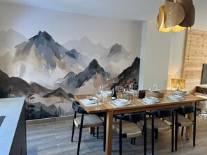 Dining - Exceptional chalet in Vars, 9 ppl, modern comfort (Vars)