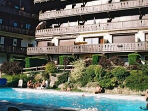 Pool - Studio for 5 people with balcony in Saint-Gervais (Saint-Gervais-les-Bains)