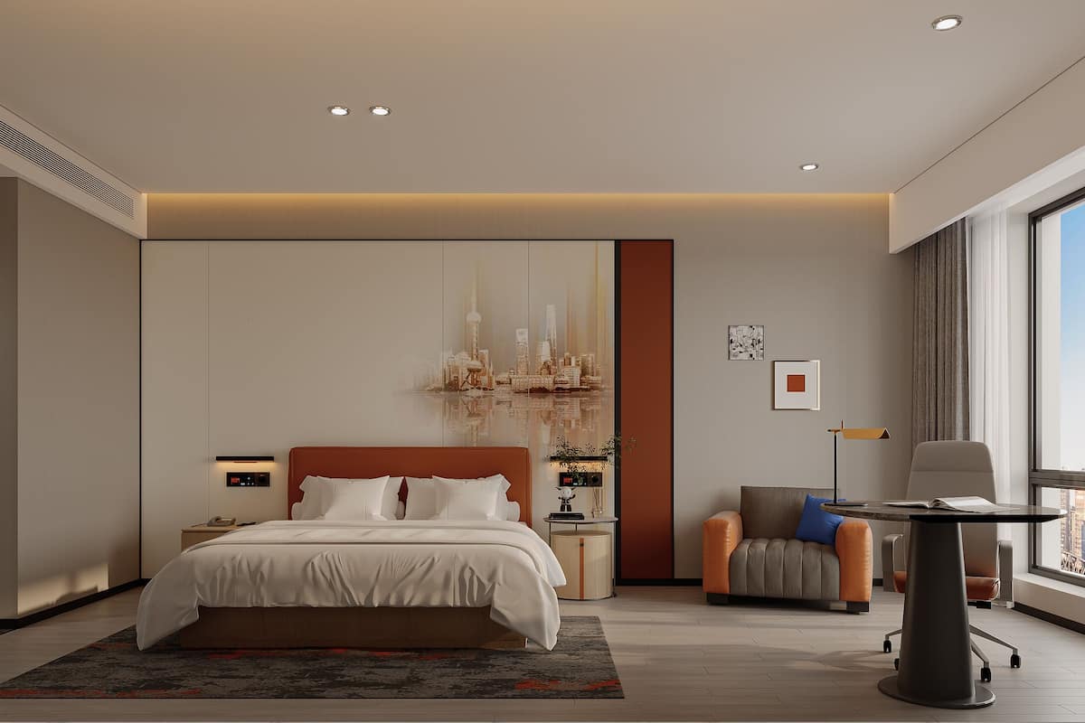 Chambre Élite | Draps en coton égyptien, literie de qualité, couette en duvet