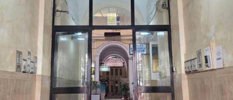 Majoituspaikan julkisivu