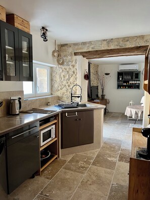 Microwave, oven, stovetop