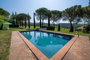 Pool - Lovely apartment in villa for 4 people with WIFI, pool and TV, close to Greve In Chianti (Badia A Passignano)
