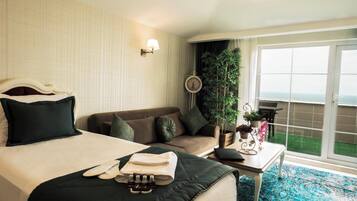 Junior-Suite, Blick auf den Innenhof