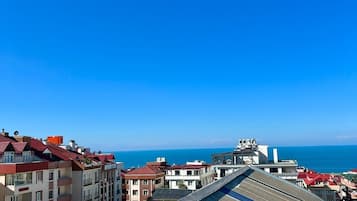 Habitación doble superior, balcón, vistas al mar | Terraza o patio