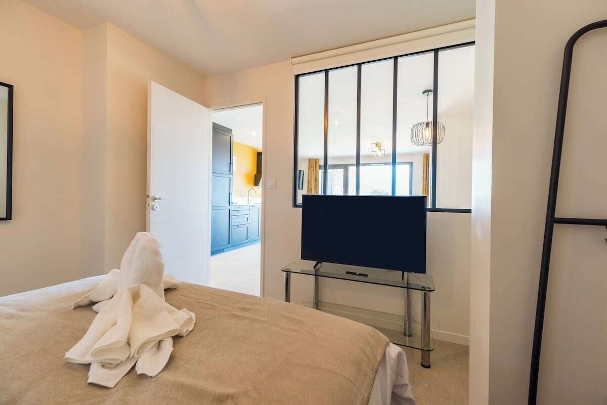 1 chambre, accès Internet, draps fournis