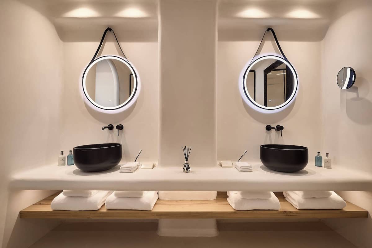 Free toiletries, hair dryer, slippers, towels