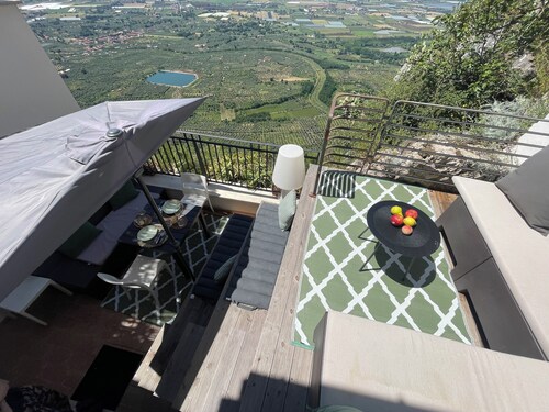 The Barn suite with outdoor living and breathtaking views