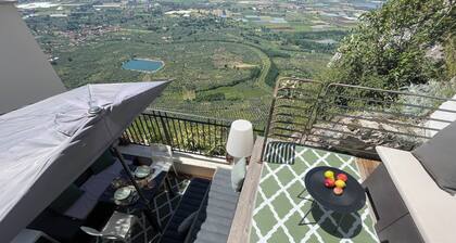 The Barn suite with outdoor living and breathtaking views