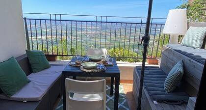 The Barn suite with outdoor living and breathtaking views