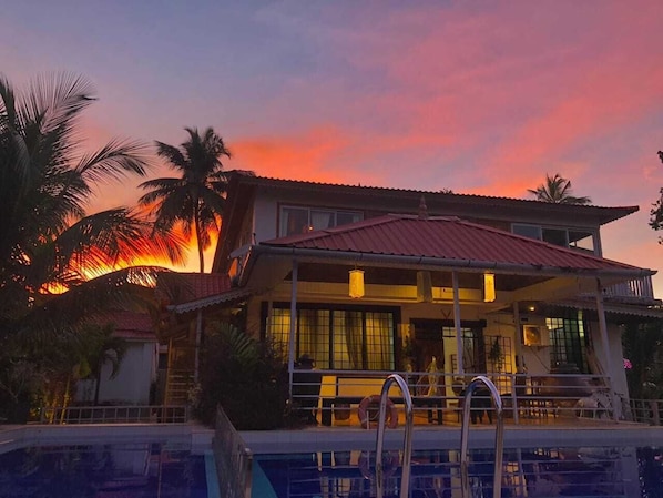 Façade de l’hébergement