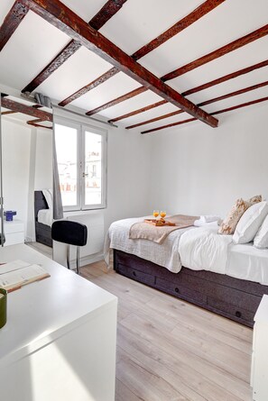 Apartamento urbano, para não fumantes, vista para o pátio | Vista para o pátio