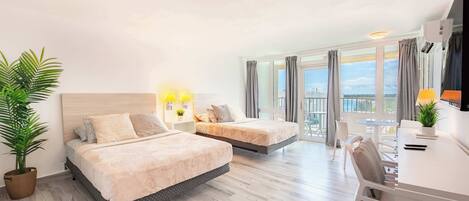 1 bedroom, desk, iron/ironing board, WiFi